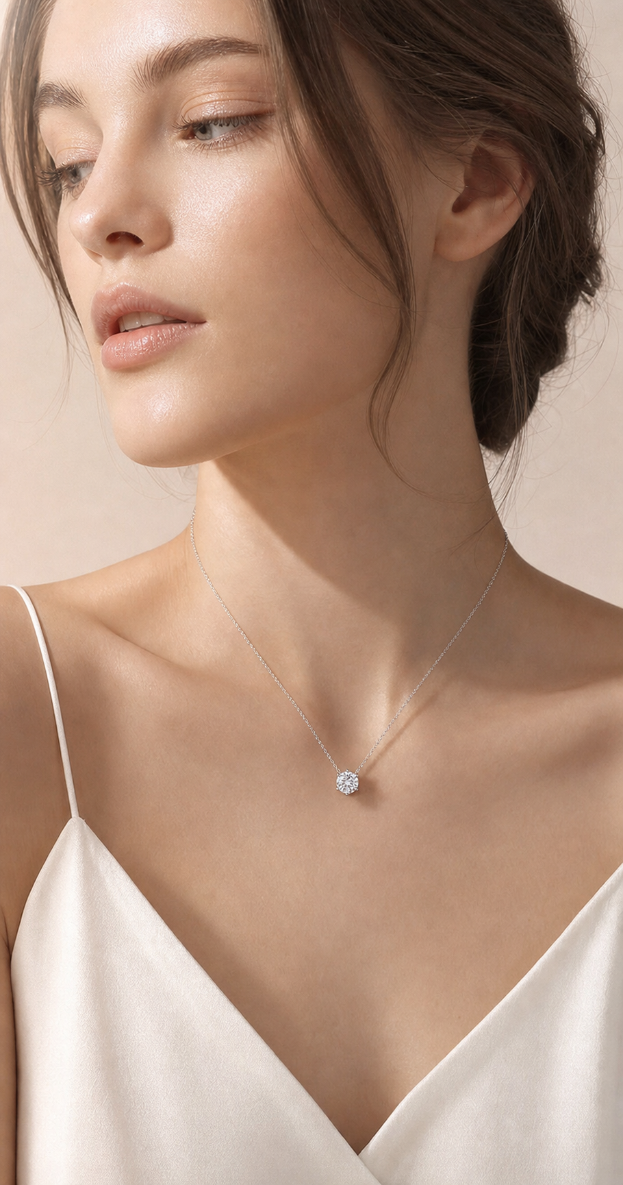 S925 Silver Moissanite Necklace